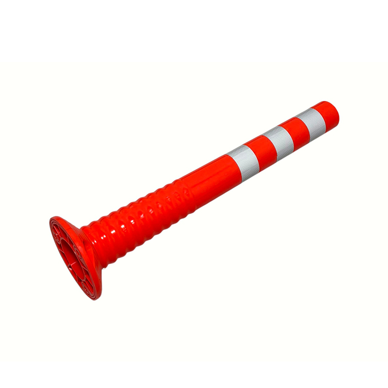 Ohebný TPU výstražný sloupek pro vysoké zatížení s mikroprizmatickou reflexní fólií