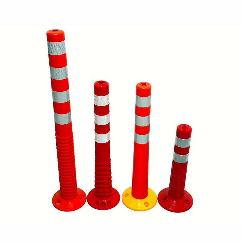 Flexibilní PVC vymezovací sloupek s reflexními límci