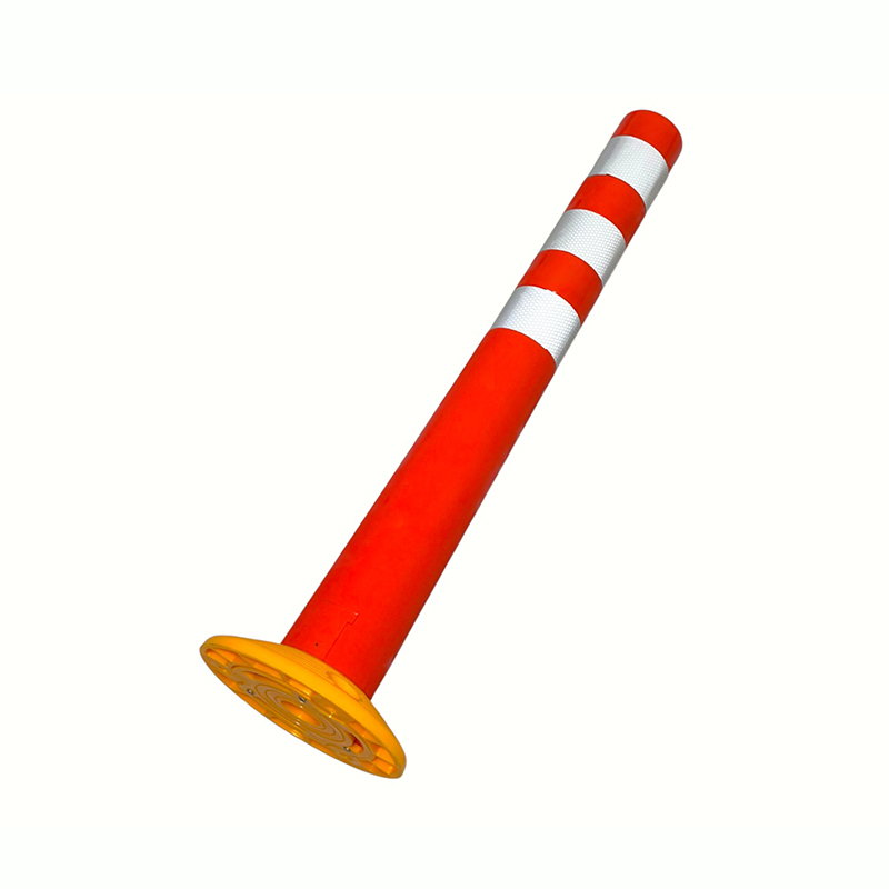 Flexibilní PVC vymezovací sloupek s reflexními límci
