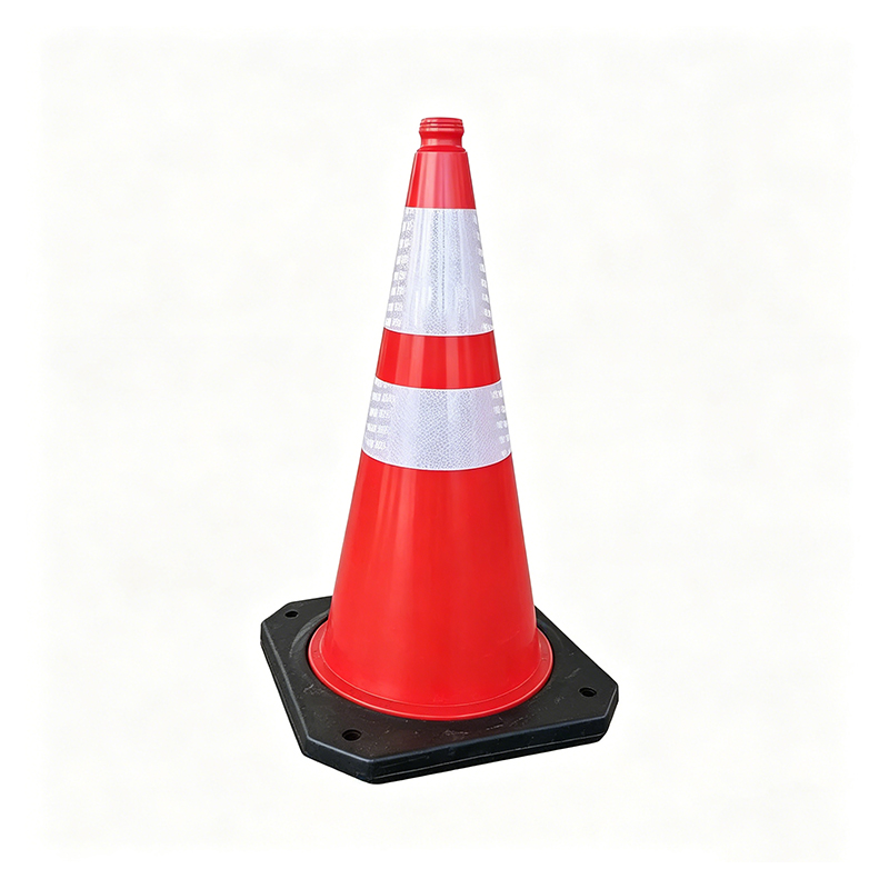 Integrovaný HDPE plastový dopravní kužel s horním otvorem pro rukojeť