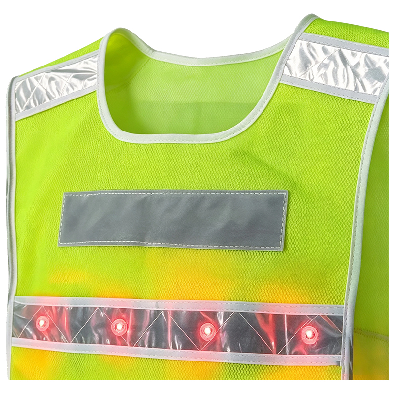 Aktivní svítící LED reflexní bezpečnostní vesta